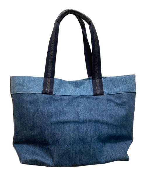 COACH（コーチ）COACH (コーチ) ロゴデニムキャンバス トートバッグ インディゴの古着・服飾アイテム