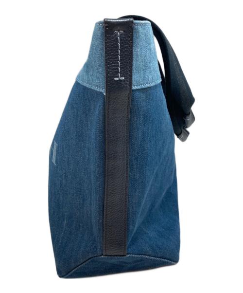 COACH（コーチ）COACH (コーチ) ロゴデニムキャンバス トートバッグ インディゴの古着・服飾アイテム