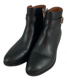 COACH（コーチ）の古着「ディーン シグネチャー サイドジップブーティ」｜ブラック