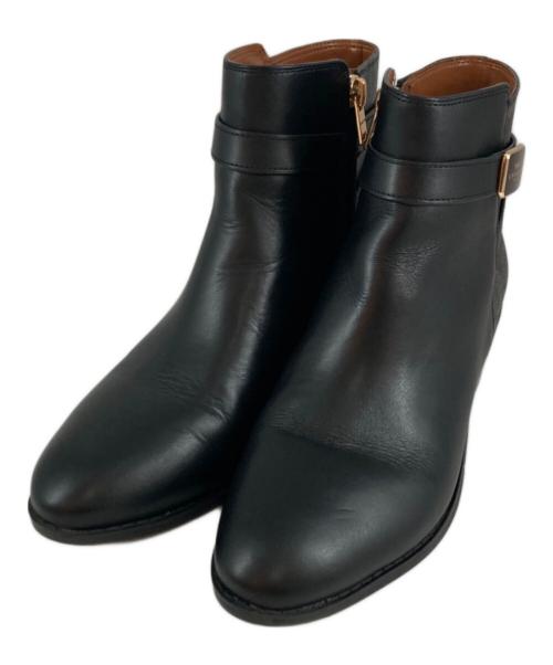 COACH（コーチ）COACH (コーチ) ディーン シグネチャー サイドジップブーティ ブラック サイズ:23の古着・服飾アイテム