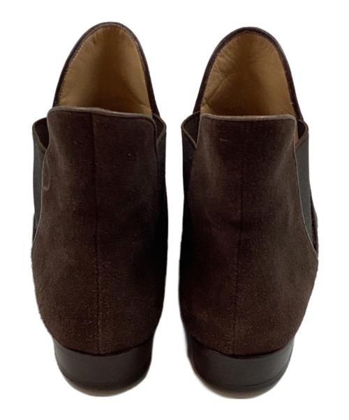 Salvatore Ferragamo（サルヴァトーレ フェラガモ）Salvatore Ferragamo (サルヴァトーレ フェラガモ) スエードサイドゴアブーツ ブラウン サイズ:SIZE 7 1/2Bの古着・服飾アイテム