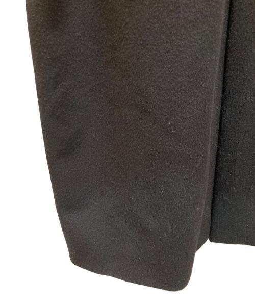 23区（ニジュウサンク）23区 (ニジュウサンク) ウールアンゴラビーバー ロングチェスターコート ブラック サイズ:38の古着・服飾アイテム