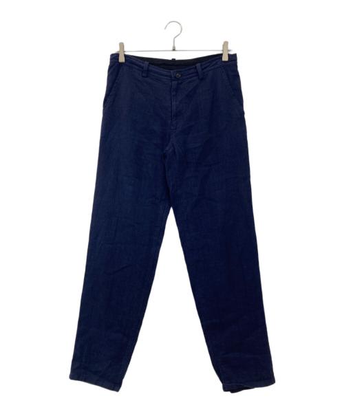Y's（ワイズ）Y's (ワイズ) リネンウールテーパードイージーパンツ ネイビー サイズ:2の古着・服飾アイテム