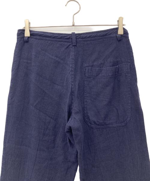 Y's（ワイズ）Y's (ワイズ) リネンウールテーパードイージーパンツ ネイビー サイズ:2の古着・服飾アイテム