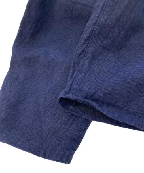 Y's（ワイズ）Y's (ワイズ) リネンウールテーパードイージーパンツ ネイビー サイズ:2の古着・服飾アイテム