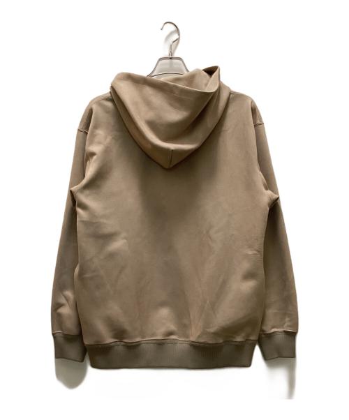 Paris Saint-Germain（パリサンジェルマン）PARIS SAINT-GERMAIN (パリサンジェルマン) スウェード プルオーバー パーカー ブラウン サイズ:Lの古着・服飾アイテム