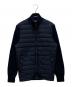 POLO RALPH LAUREN（ポロ・ラルフローレン）の古着「ニット切替 中綿ジャケット」｜ネイビー
