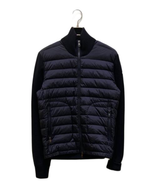 MONCLER（モンクレール）MONCLER (モンクレール) ニット切替 ダウンジャケット ブラック サイズ:Sの古着・服飾アイテム