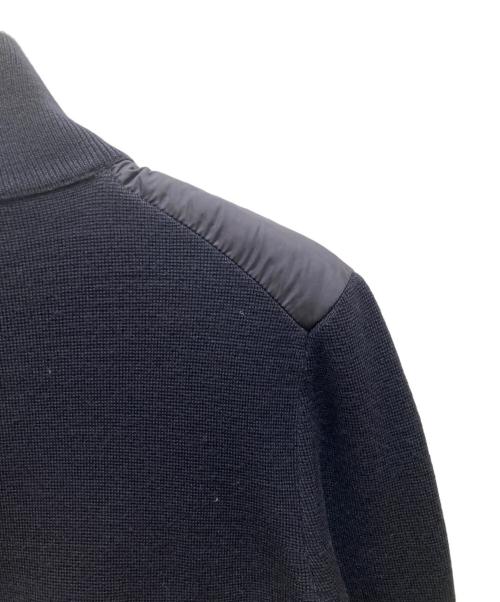 MONCLER（モンクレール）MONCLER (モンクレール) ニット切替 ダウンジャケット ブラック サイズ:Sの古着・服飾アイテム