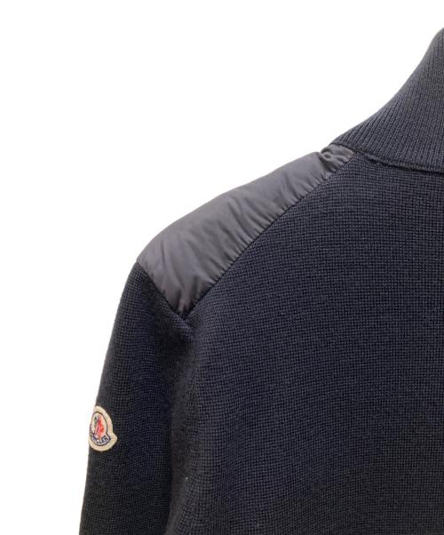 MONCLER（モンクレール）MONCLER (モンクレール) ニット切替 ダウンジャケット ブラック サイズ:Sの古着・服飾アイテム