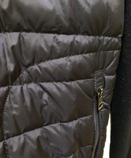 MONCLER（モンクレール）MONCLER (モンクレール) ニット切替 ダウンジャケット ブラック サイズ:Sの古着・服飾アイテム