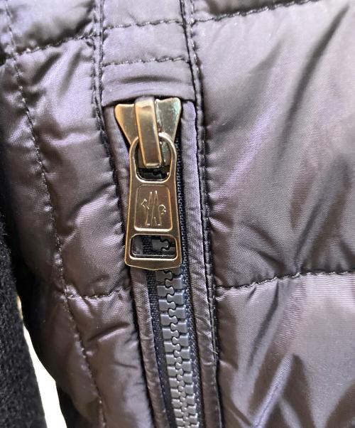 MONCLER（モンクレール）MONCLER (モンクレール) ニット切替 ダウンジャケット ブラック サイズ:Sの古着・服飾アイテム