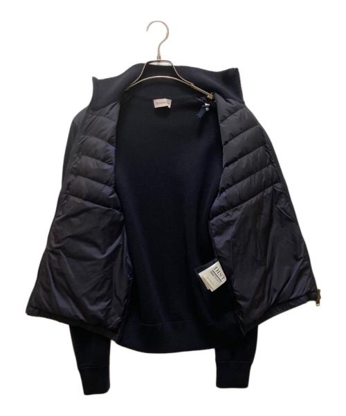 MONCLER（モンクレール）MONCLER (モンクレール) ニット切替 ダウンジャケット ブラック サイズ:Sの古着・服飾アイテム