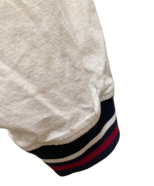 The Duffer of ST.George（ザ ダファーオブセントジョージ）The DUFFER of ST.GEORGE (ザ ダファーオブセントジョージ) ノーカラーリブシャツ ホワイト サイズ:Lの古着・服飾アイテム