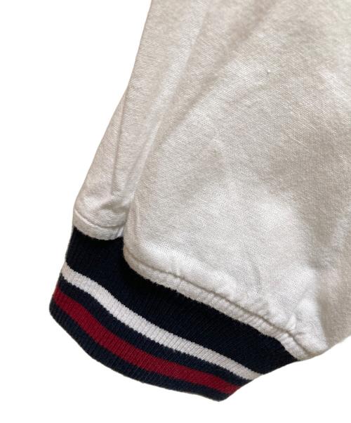 The Duffer of ST.George（ザ ダファーオブセントジョージ）The DUFFER of ST.GEORGE (ザ ダファーオブセントジョージ) ノーカラーリブシャツ ホワイト サイズ:Lの古着・服飾アイテム