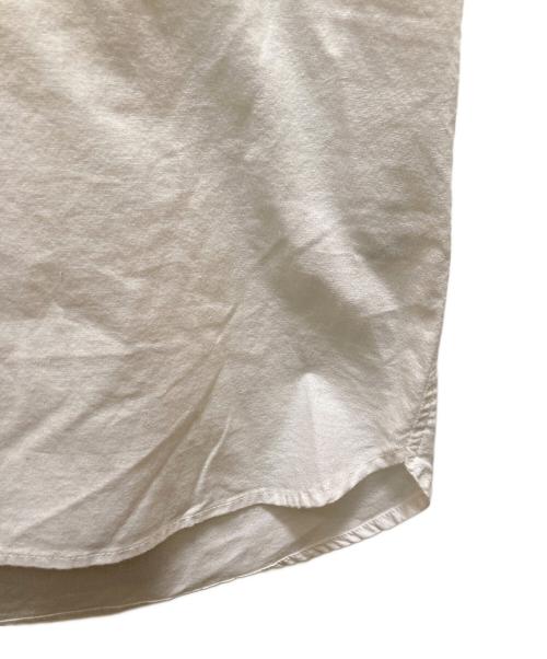 The Duffer of ST.George（ザ ダファーオブセントジョージ）The DUFFER of ST.GEORGE (ザ ダファーオブセントジョージ) ノーカラーリブシャツ ホワイト サイズ:Lの古着・服飾アイテム