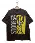 BROCKUM WORLD WIDE（ブロッカムワールドワイド）の古着「ヴィンテージ ローリング・ストーンズ ツアーTシャツ」｜ブラック