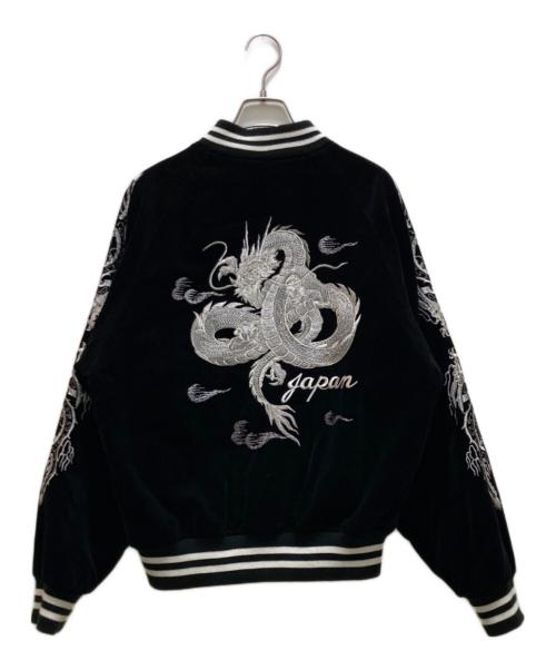 hoshihime（ホシヒメ）hoshihime (ホシヒメ) ベロアスカジャン ブラック サイズ:Freeの古着・服飾アイテム