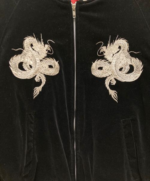 hoshihime（ホシヒメ）hoshihime (ホシヒメ) ベロアスカジャン ブラック サイズ:Freeの古着・服飾アイテム