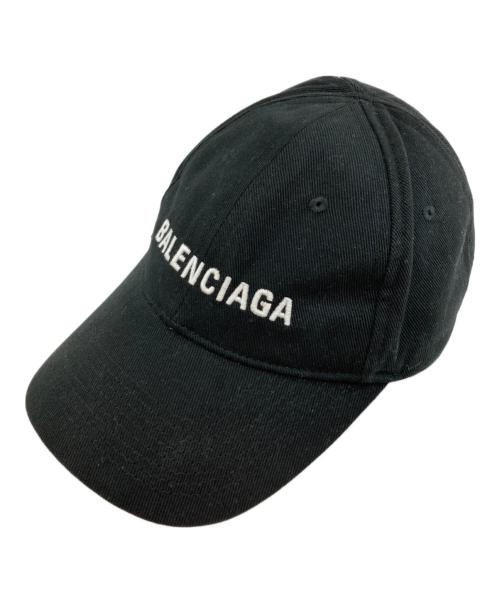 BALENCIAGA（バレンシアガ）BALENCIAGA (バレンシアガ) ベースボールキャップ ブラック サイズ: L 59cmの古着・服飾アイテム