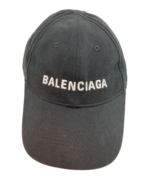 BALENCIAGA（バレンシアガ）BALENCIAGA (バレンシアガ) ベースボールキャップ ブラック サイズ: L 59cmの古着・服飾アイテム