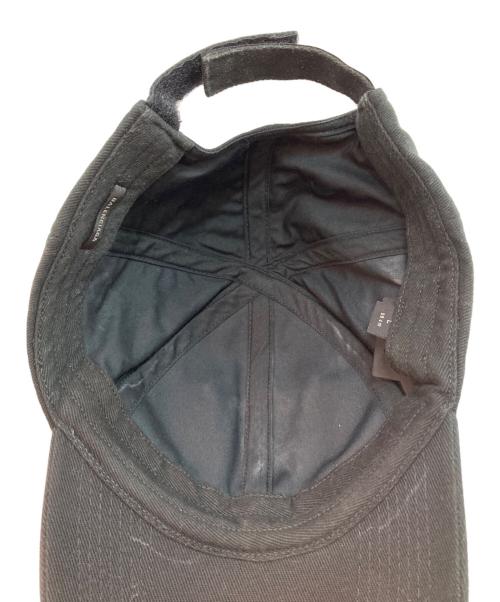BALENCIAGA（バレンシアガ）BALENCIAGA (バレンシアガ) ベースボールキャップ ブラック サイズ: L 59cmの古着・服飾アイテム