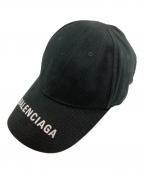 BALENCIAGAバレンシアガ）の古着「クラシックロゴキャップ」｜ブラック