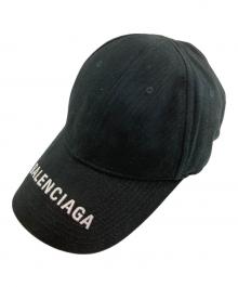 BALENCIAGA（バレンシアガ）の古着「クラシックロゴキャップ」｜ブラック