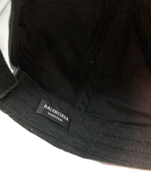 BALENCIAGA（バレンシアガ）BALENCIAGA (バレンシアガ) クラシックロゴキャップ ブラックの古着・服飾アイテム