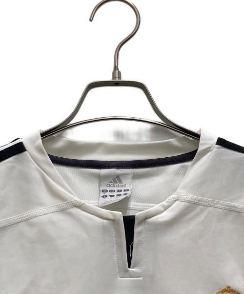 adidas（アディダス）adidas (アディダス) 00'sゲームシャツ ホワイト サイズ:2ＸＯの古着・服飾アイテム