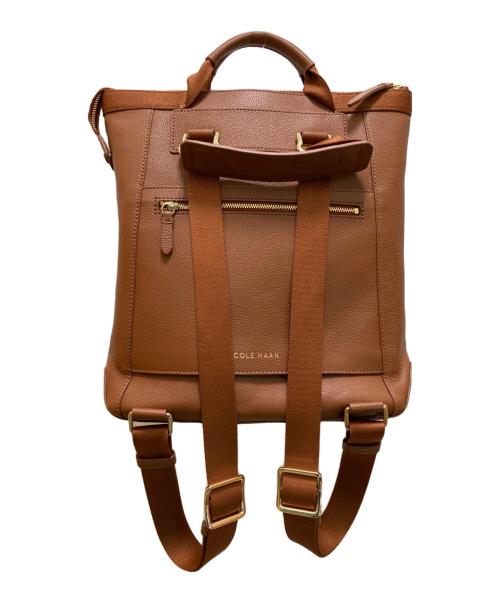COLE HAAN（コールハーン）COLE HAAN (コールハーン) グランド アンビション スモール コンバーチブル ソリッド バックパック ブラウンの古着・服飾アイテム
