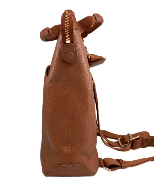 COLE HAAN（コールハーン）COLE HAAN (コールハーン) グランド アンビション スモール コンバーチブル ソリッド バックパック ブラウンの古着・服飾アイテム