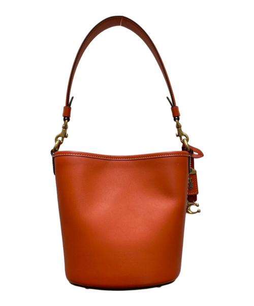 COACH（コーチ）COACH (コーチ) ダコタ バケット バッグ 16 2WAYショルダーバッグ オレンジの古着・服飾アイテム
