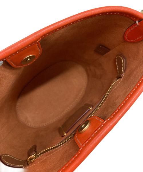COACH（コーチ）COACH (コーチ) ダコタ バケット バッグ 16 2WAYショルダーバッグ オレンジの古着・服飾アイテム