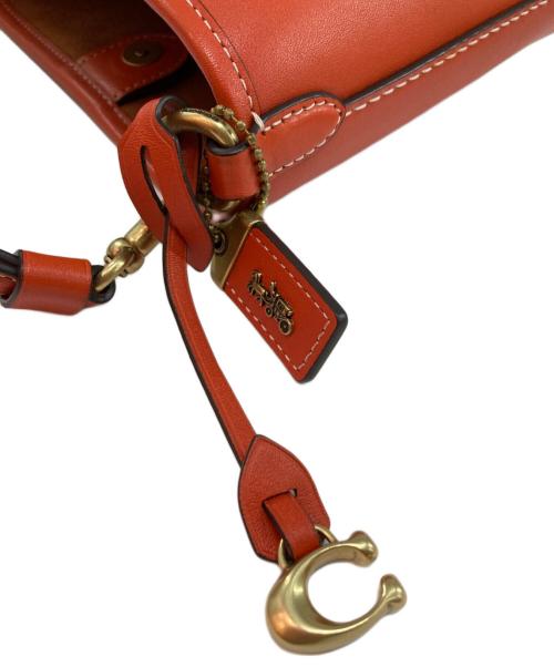 COACH（コーチ）COACH (コーチ) ダコタ バケット バッグ 16 2WAYショルダーバッグ オレンジの古着・服飾アイテム