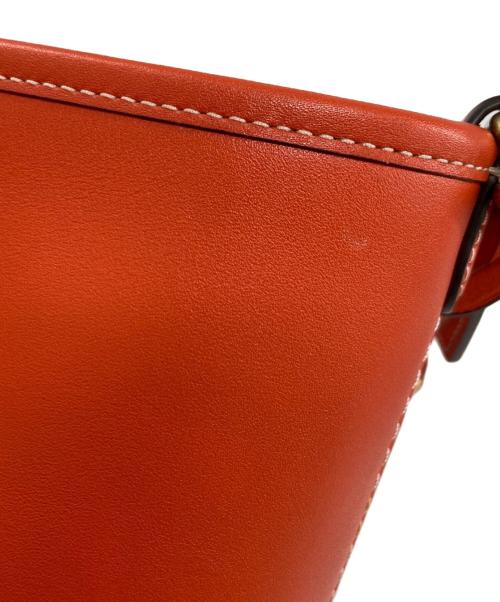 COACH（コーチ）COACH (コーチ) ダコタ バケット バッグ 16 2WAYショルダーバッグ オレンジの古着・服飾アイテム