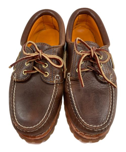 Timberland（ティンバーランド）Timberland (ティンバーランド) 3アイレットデッキシューズ ブラウン サイズ:9の古着・服飾アイテム