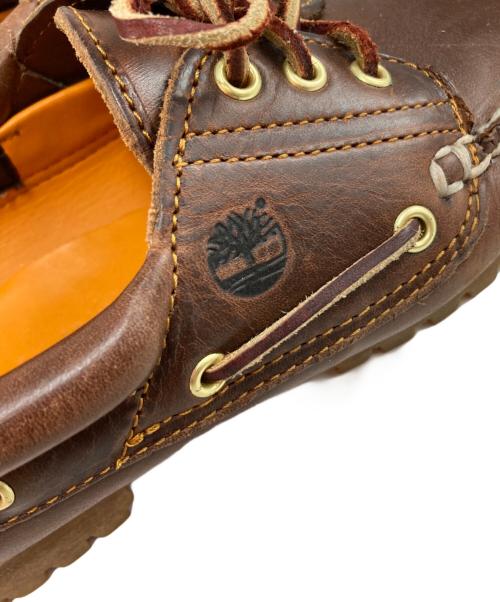 Timberland（ティンバーランド）Timberland (ティンバーランド) 3アイレットデッキシューズ ブラウン サイズ:9の古着・服飾アイテム