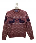 PENDLETONペンドルトン）の古着「70s ウールニット」｜レッド