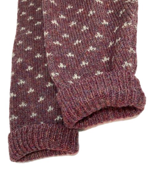 PENDLETON（ペンドルトン）PENDLETON (ペンドルトン) 70s ウールニット レッド サイズ:Sの古着・服飾アイテム