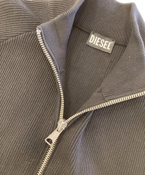 DIESEL（ディーゼル）DIESEL (ディーゼル) ドライバーズニット ブラック サイズ:Mの古着・服飾アイテム