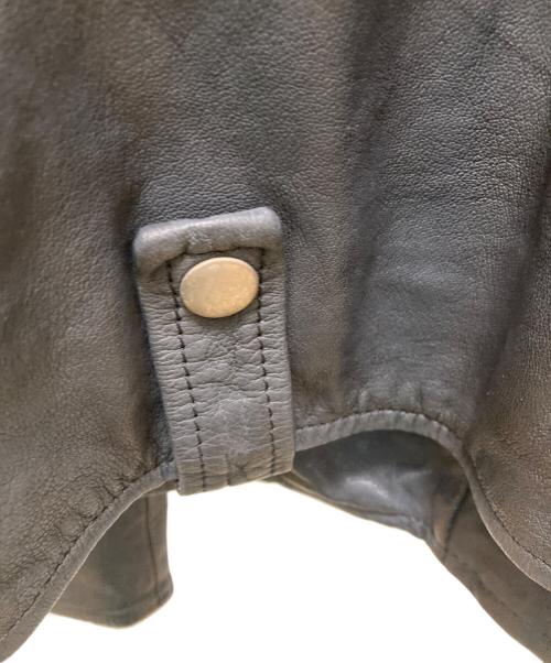 DIESEL（ディーゼル）DIESEL (ディーゼル) L-WILL レザーダブルライダースジャケット ブラック サイズ:Ⅼの古着・服飾アイテム