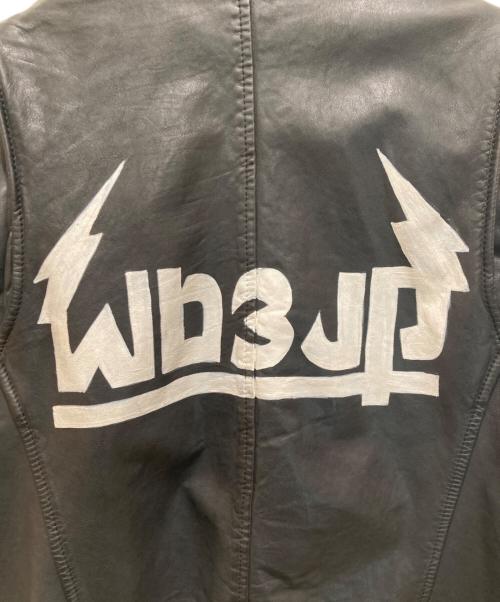 DIESEL（ディーゼル）DIESEL (ディーゼル) L-WILL レザーダブルライダースジャケット ブラック サイズ:Ⅼの古着・服飾アイテム