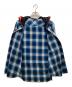 中古・古着 DIESEL (ディーゼル) チェックシャツパーカー ブルー サイズ:M：4000円