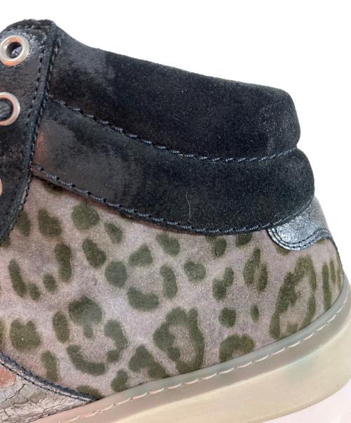 JIMMY CHOO（ジミーチュウ）JIMMY CHOO (ジミーチュウ) レオパードハイカットスニーカー グレー サイズ:43の古着・服飾アイテム