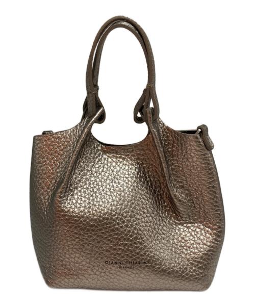 GIANNI CHIARINI（ジャンニ キアリーニ）GIANNI CHIARINI (ジャンニ キアリーニ) デュア XS 2WAYミニバッグ ブラウンの古着・服飾アイテム