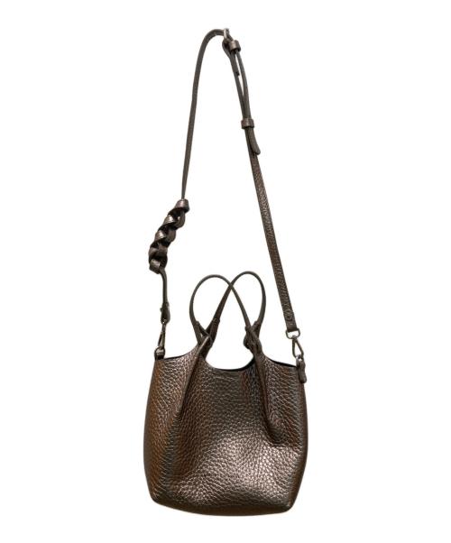 GIANNI CHIARINI（ジャンニ キアリーニ）GIANNI CHIARINI (ジャンニ キアリーニ) デュア XS 2WAYミニバッグ ブラウンの古着・服飾アイテム