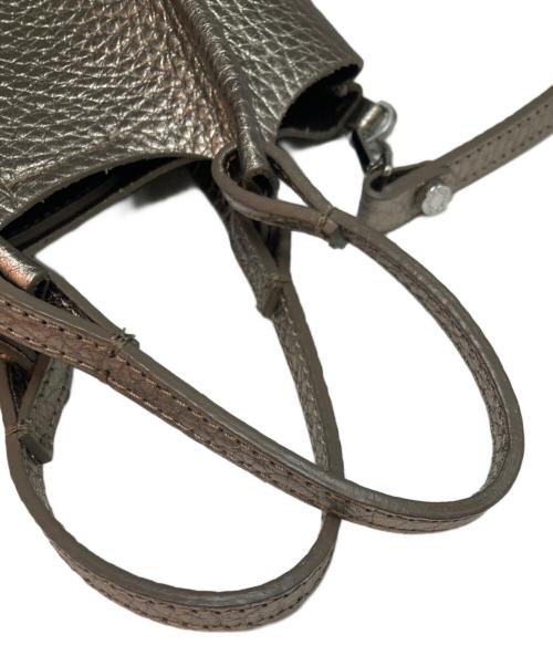 GIANNI CHIARINI（ジャンニ キアリーニ）GIANNI CHIARINI (ジャンニ キアリーニ) デュア XS 2WAYミニバッグ ブラウンの古着・服飾アイテム