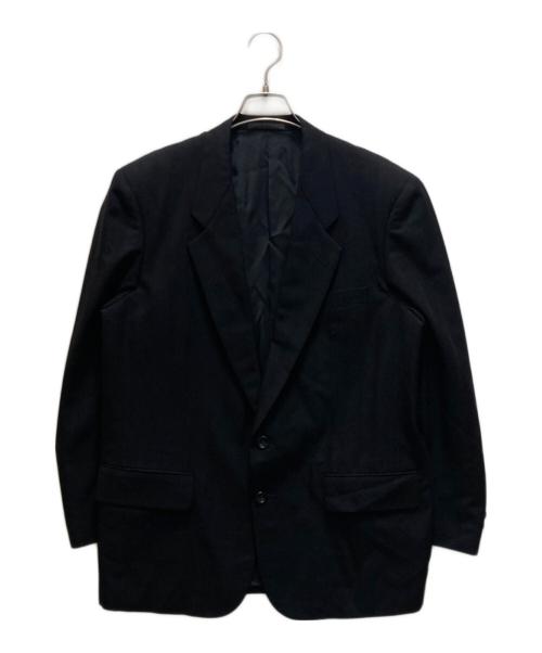 COMME des GARCONS HOMME（コムデギャルソン オム）COMME des GARCONS HOMME (コムデギャルソン オム) ヴィンテージ シャドウストライプ2Bテーラードジャケット ブラック サイズ:Sの古着・服飾アイテム