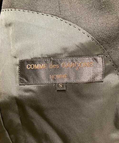 COMME des GARCONS HOMME（コムデギャルソン オム）COMME des GARCONS HOMME (コムデギャルソン オム) ヴィンテージ シャドウストライプ2Bテーラードジャケット ブラック サイズ:Sの古着・服飾アイテム